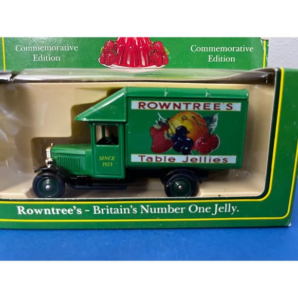 Vintage 1993 Lledo 70th anniversary Rowntrees Jelly 1930 Morris Diecast Van NIB - Picture 2 of 10